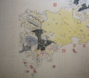 Empire Drowned Australia map left portion